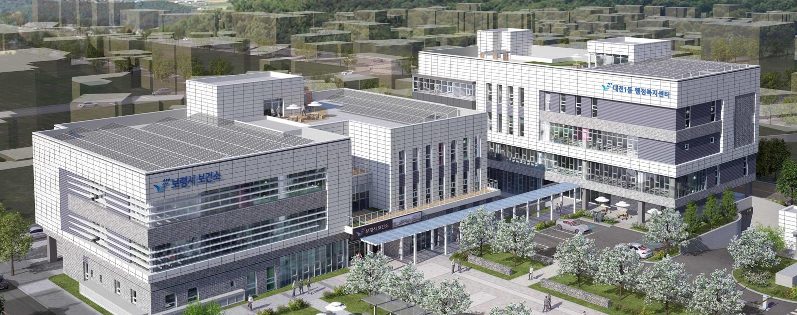 복합업무타운 조감도. 보령시 제공