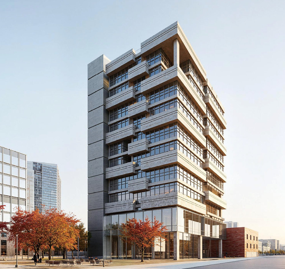 공공임대산업시설 투시도. 중구 제공