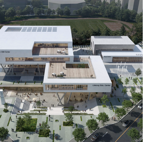 서울과학기술대 캠퍼스 내에 들어설 지역협력 문화·체육 지원센터 조감도. 노원구 제공