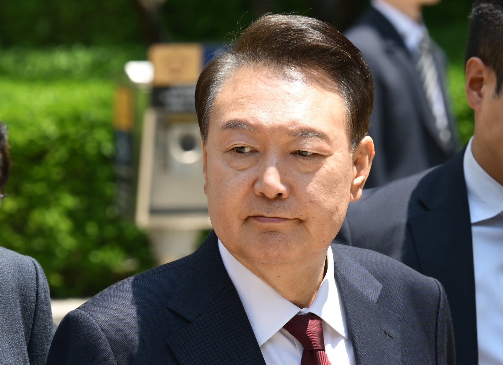 12·3 비상계엄 사태와 관련해 내란 우두머리 혐의 등으로 기소된 윤석열 전 대통령. 사진공동취재단