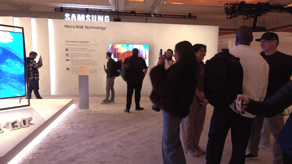 CES 2026 전시장 스케치.