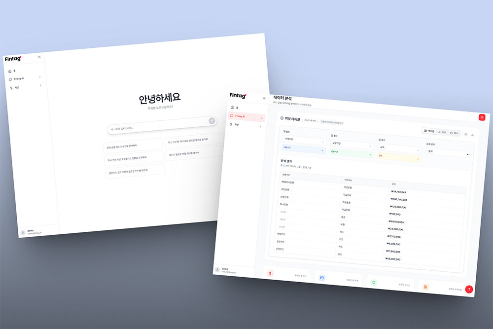 마이딜의 기업 금융 자산 최적화 설루션 ‘핀태그(Fintag) / 출처=마이딜