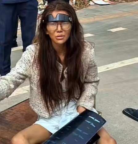 중국인 인플루언서가 캄보디아에서 노숙자로 발견됐다. @tapirs.greens 틱톡 캡처