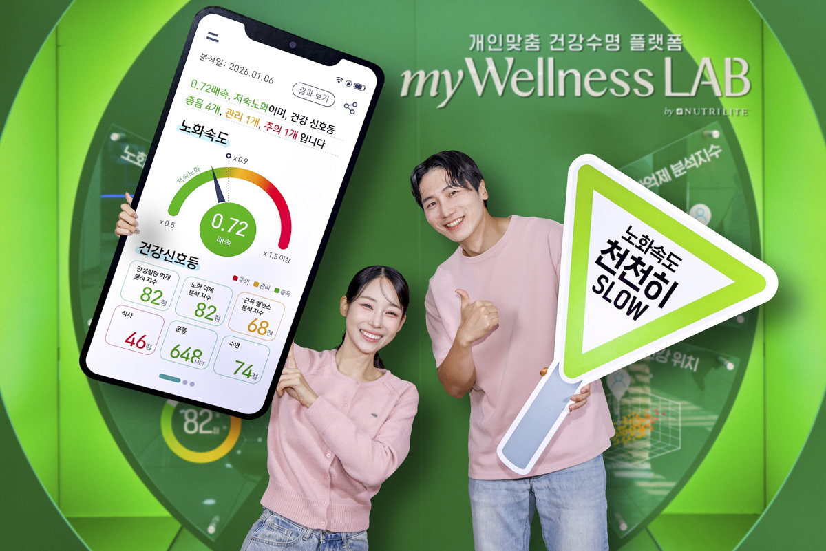 암웨이의 건강기능식품 브랜드 뉴트리라이트가 ‘마이웰니스 랩(myWellness LAB)’을 론칭했다. 암웨이 제공