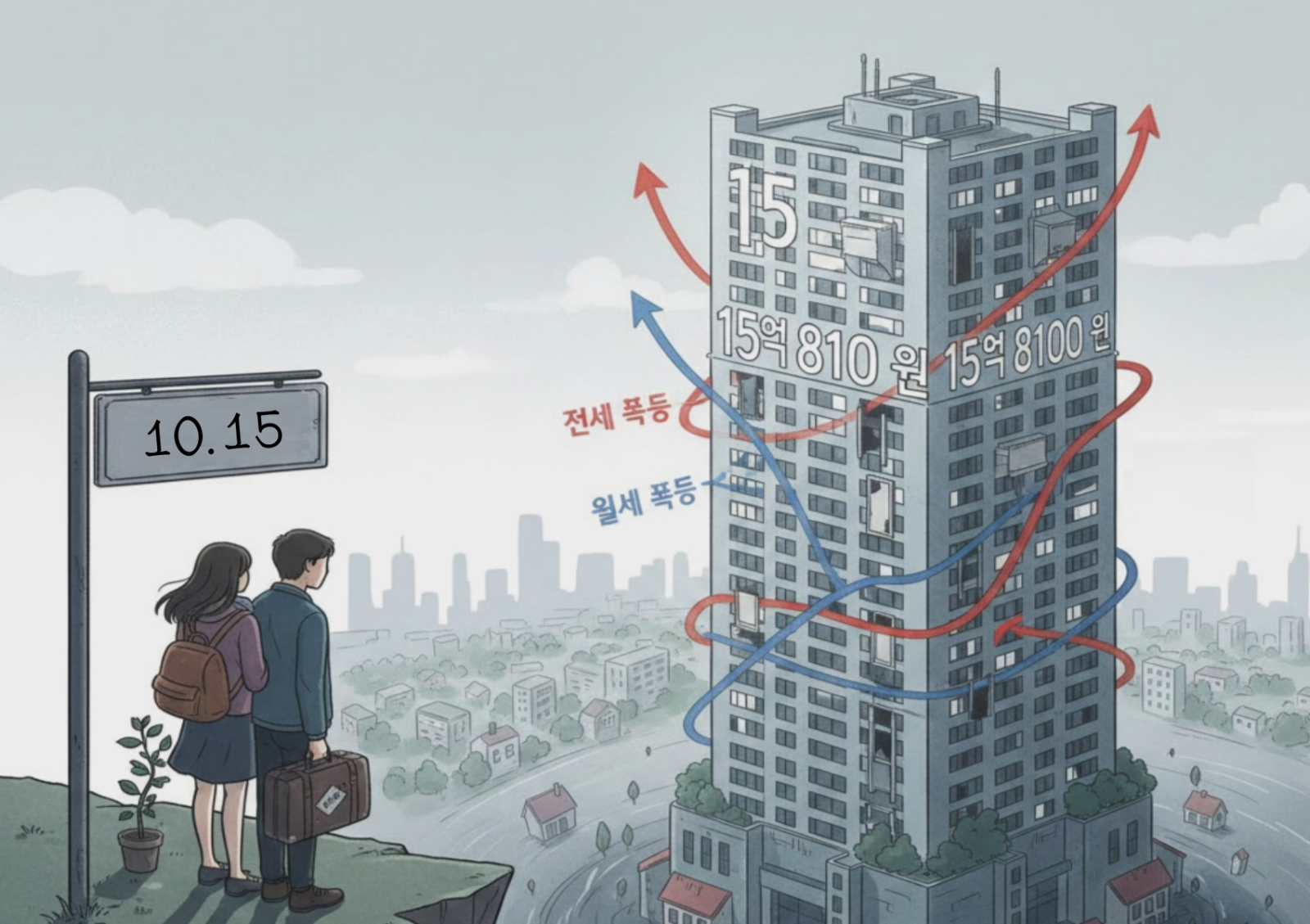 서울 아파트 평균 매매가가 15억 원을 넘어서고 중위 가격 또한 11억 원대를 기록했다. 사진=구글제미나이