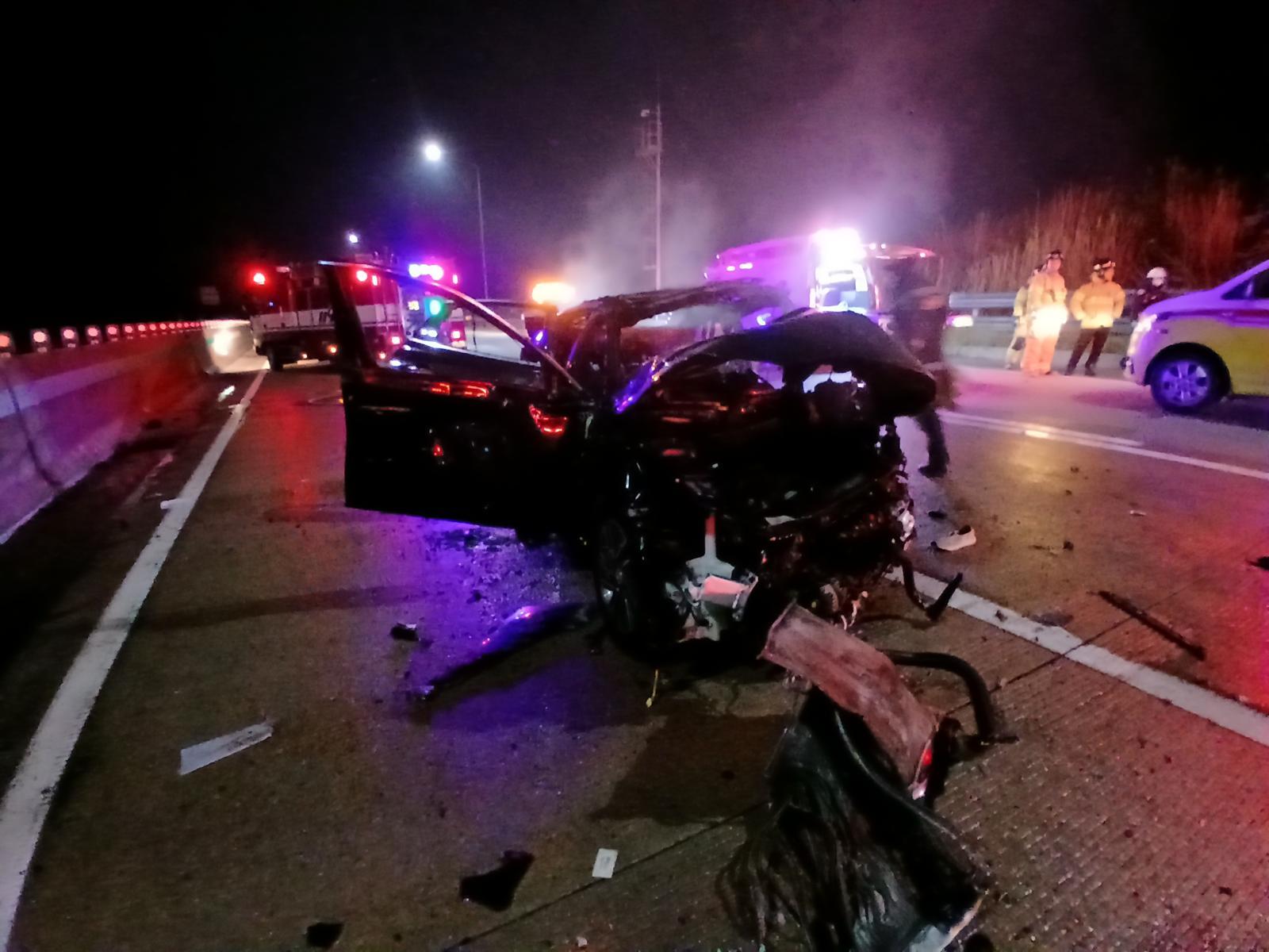 당시 사고 현장. 뉴시스