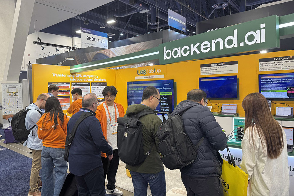 래블업은 일반 PC에서 LLM 구동을 지원하는 백엔드.AI:GO와 웹 상에서 오픈소스 모델 관련 작업을 수행할 수 있는 백엔드.AI:DOL을 미국 시장에 소개했다 / 출처=래블업