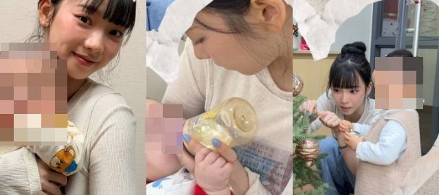 에스파 카리나가 봉사하는 모습. 출처=생명의집