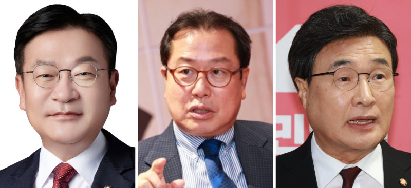 (왼쪽부터)정점식, 조광한, 김대식.