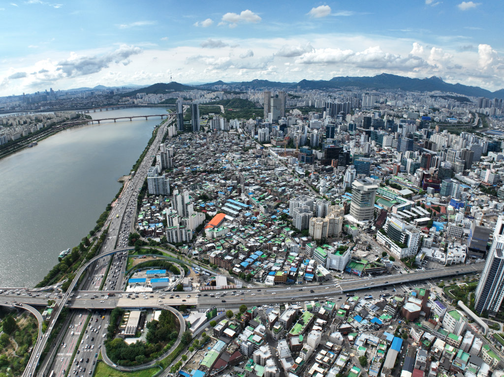 성수전략정비구역 4지구 전경. 대우건설