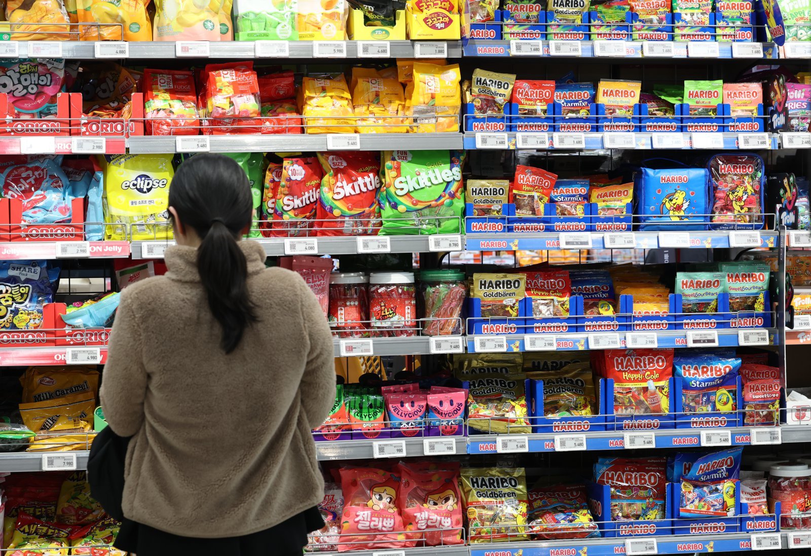 서울 도심의 한 마트 식품 코너. 2025.4.14/뉴스1