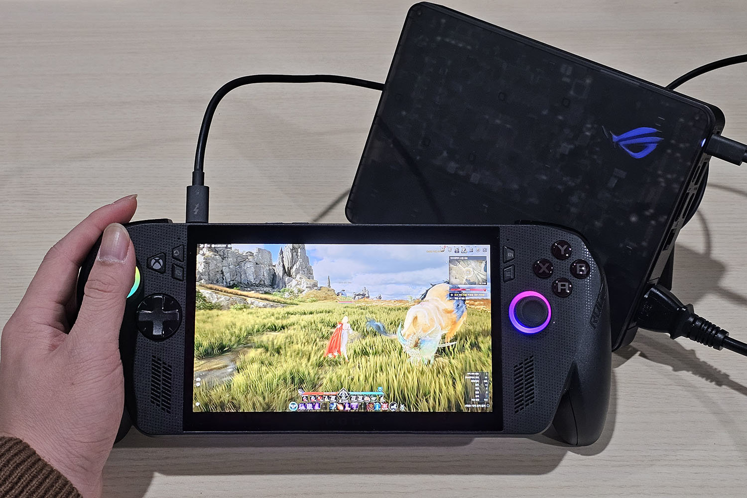 지포스 RTX 5070 Ti의 성능 덕분에 아이온2가 쾌적하게 실행된다 / 출처=IT동아