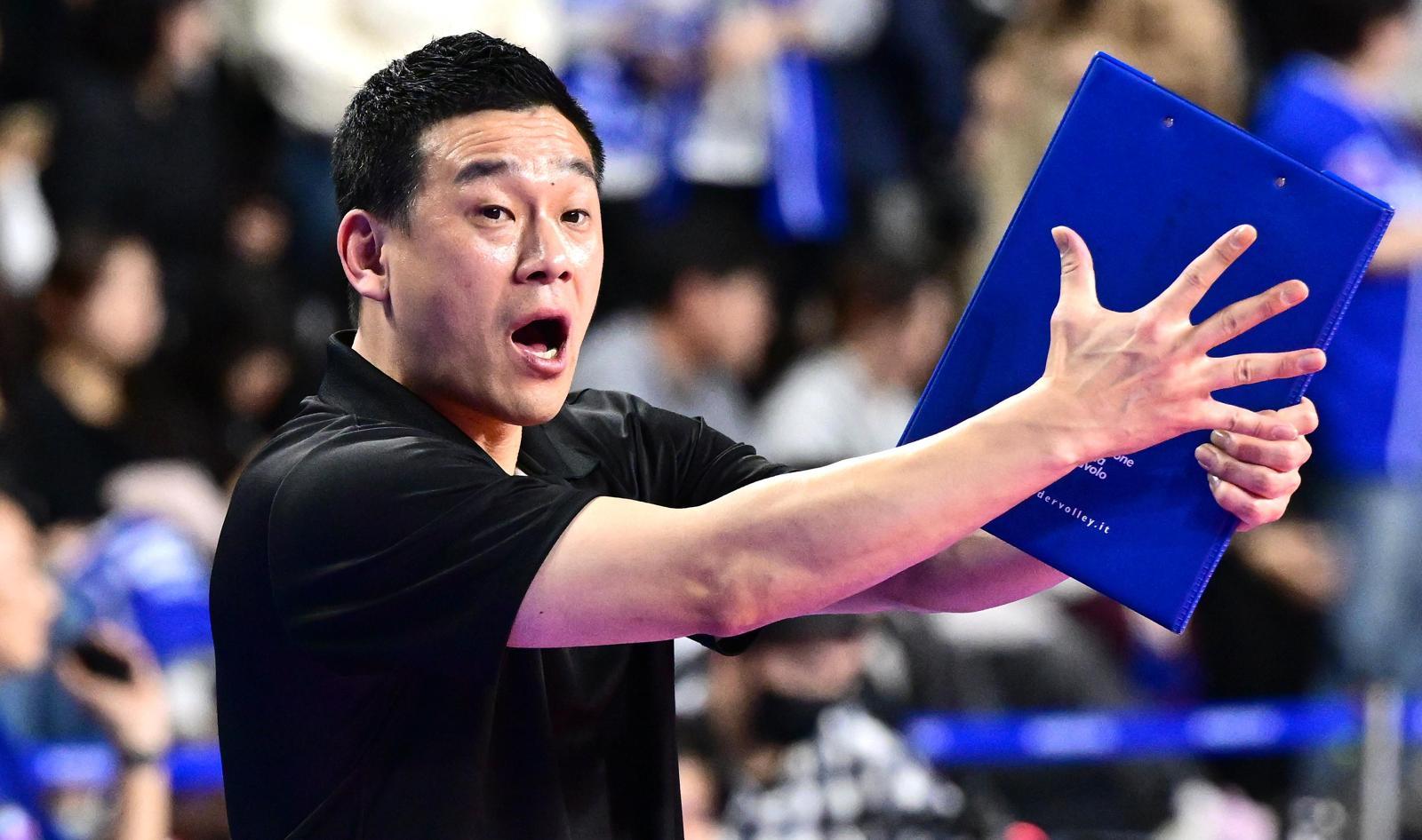 IBK기업은행 여오현 감독대행.