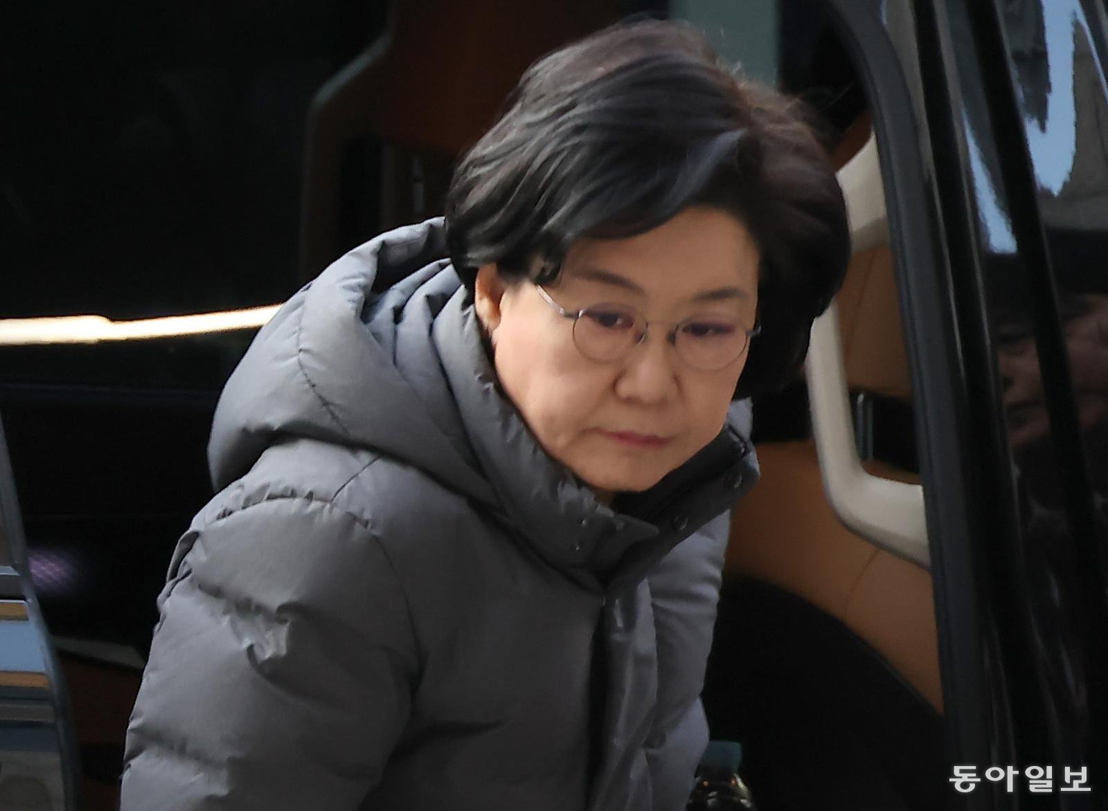 이혜훈 기획예산처 장관 후보자가 9일 서울 중구 예금보험공사에 마련된 인사청문회 준비 사무실로 출근하고 있다. 변영욱 기자 cut@donga.com