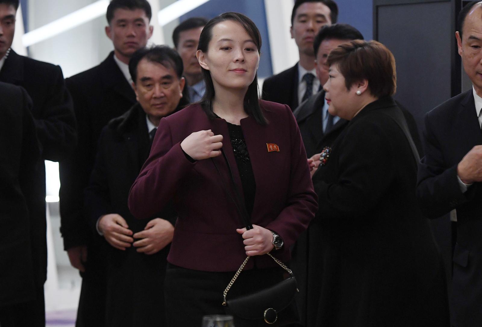 평창동계올림픽을 계기로 방남한 김정은 북한 노동당 위원장의 동생 김여정 노동당 중앙위 제1부부장이 10일 오후 강원 강릉시 스카이베이 경포호텔에서 열린 통일부 장관 주재 북측 고위급대표단 만찬에 참석하고 있다. 2018.02.11. 뉴시스