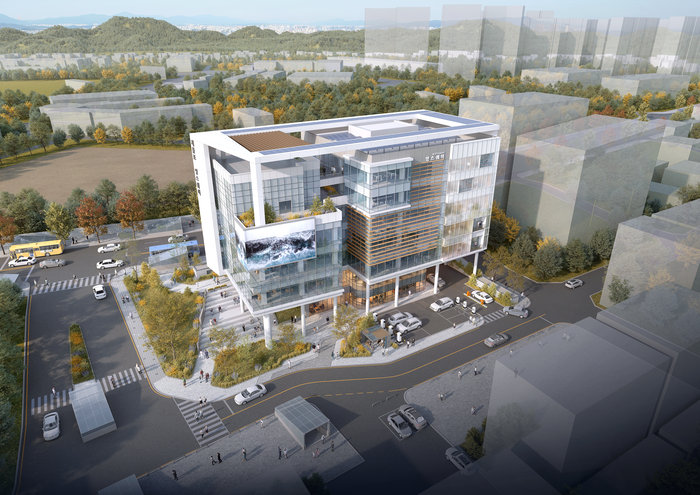 경인전철 제물포역 인근에 조성되는 도시재생 복합시설 ‘영스퀘어’ 조감도. 최근 착공했으며 2028년 4월 준공 예정이다. iH 제공