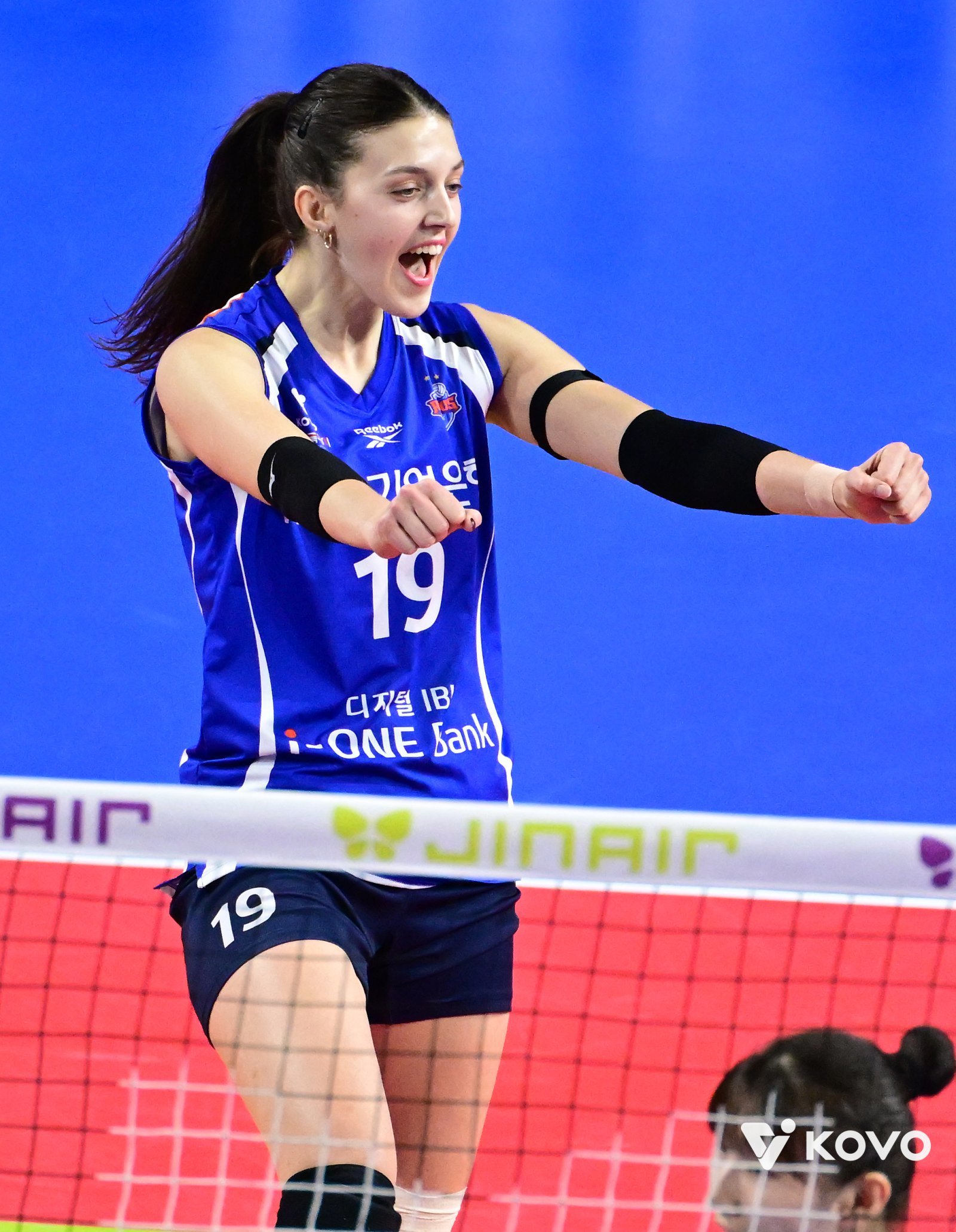 IBK기업은행 빅토리아 댄착. KOVO 제공