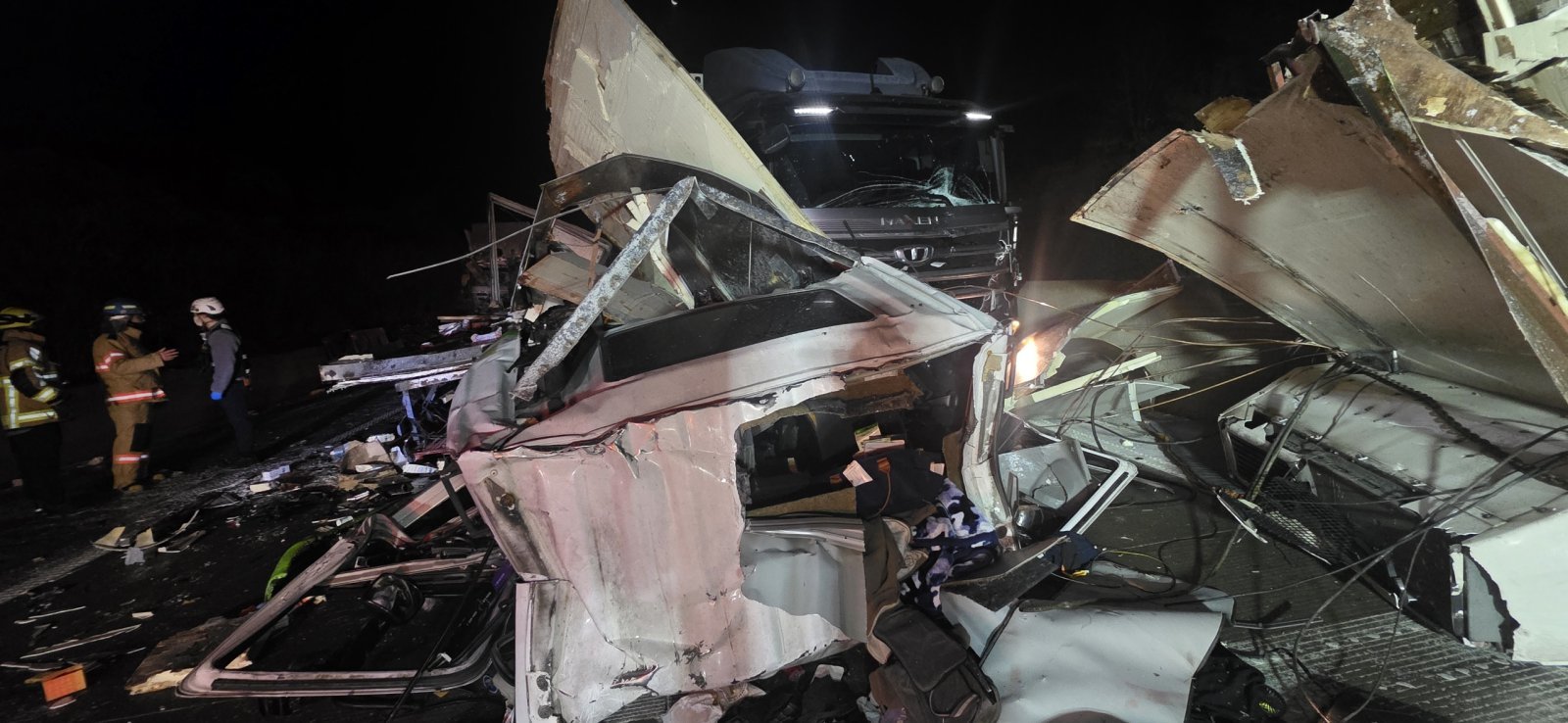 서산영덕고속도로 사고 현장.(독자 송영훈 씨 제공. 재판매 및 DB금지)/뉴스1