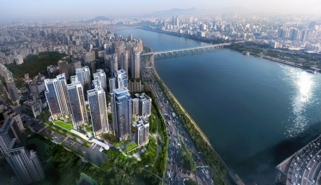 청담르엘 조감도 (롯데건설 제공) 뉴스1