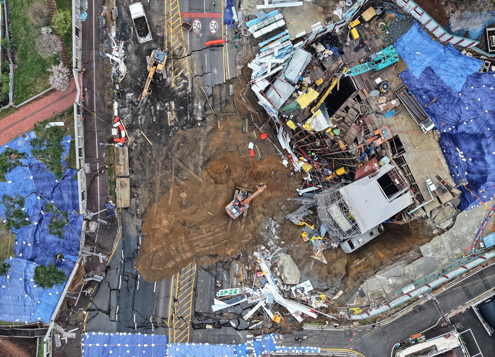 광명 신안산선 붕괴사고 현장. (자료사진) 뉴스1