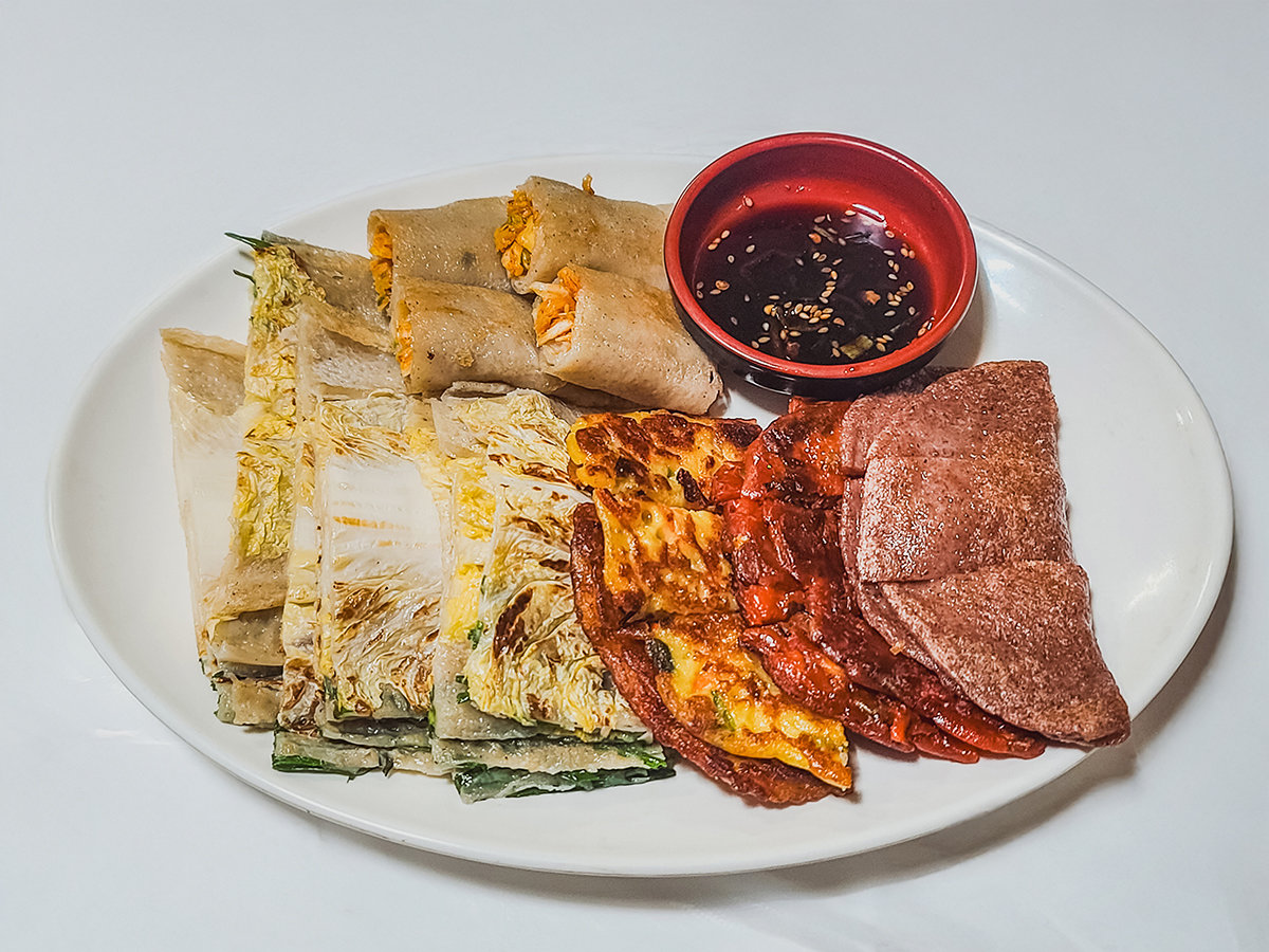 메밀전병, 메밀배추전, 수수부꾸미