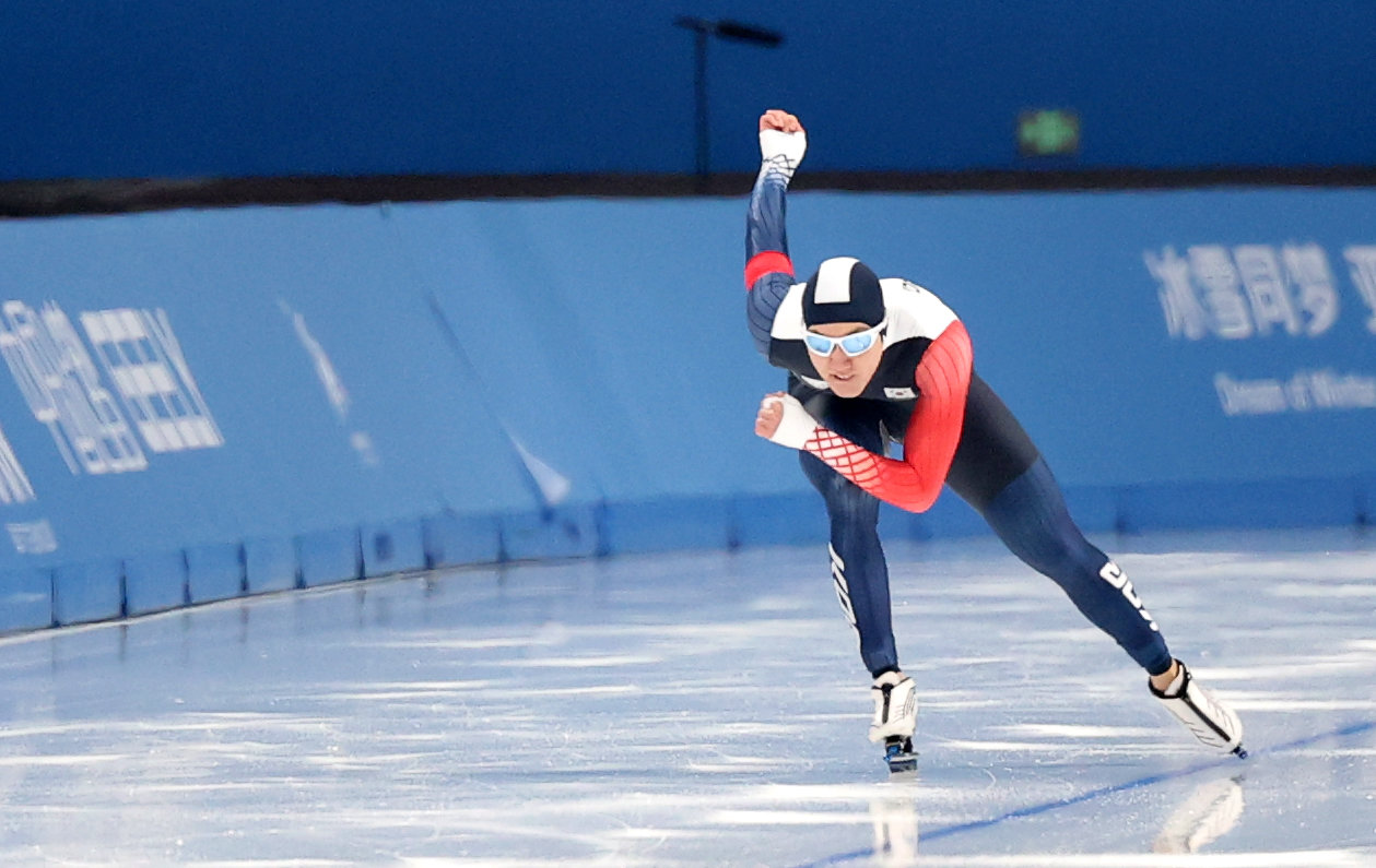 역주하는 차민규. 뉴스1DB