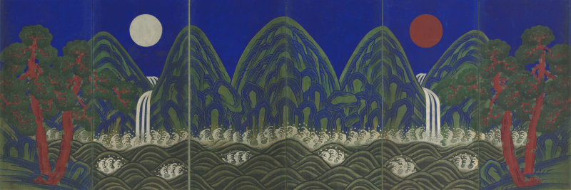 일월오악도 〈국립중앙박물관 제공〉