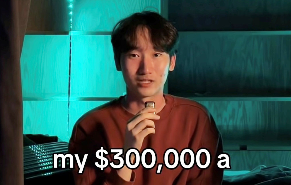 미국 뉴욕의 인공지능(AI) 스타트업 클루엘리에서 연봉 30만 달러(약 4억4000만 원)를 받던 22세 한인 다니엘 민이 퇴사 결정을 밝히고 있다. 인스타그램 캡처