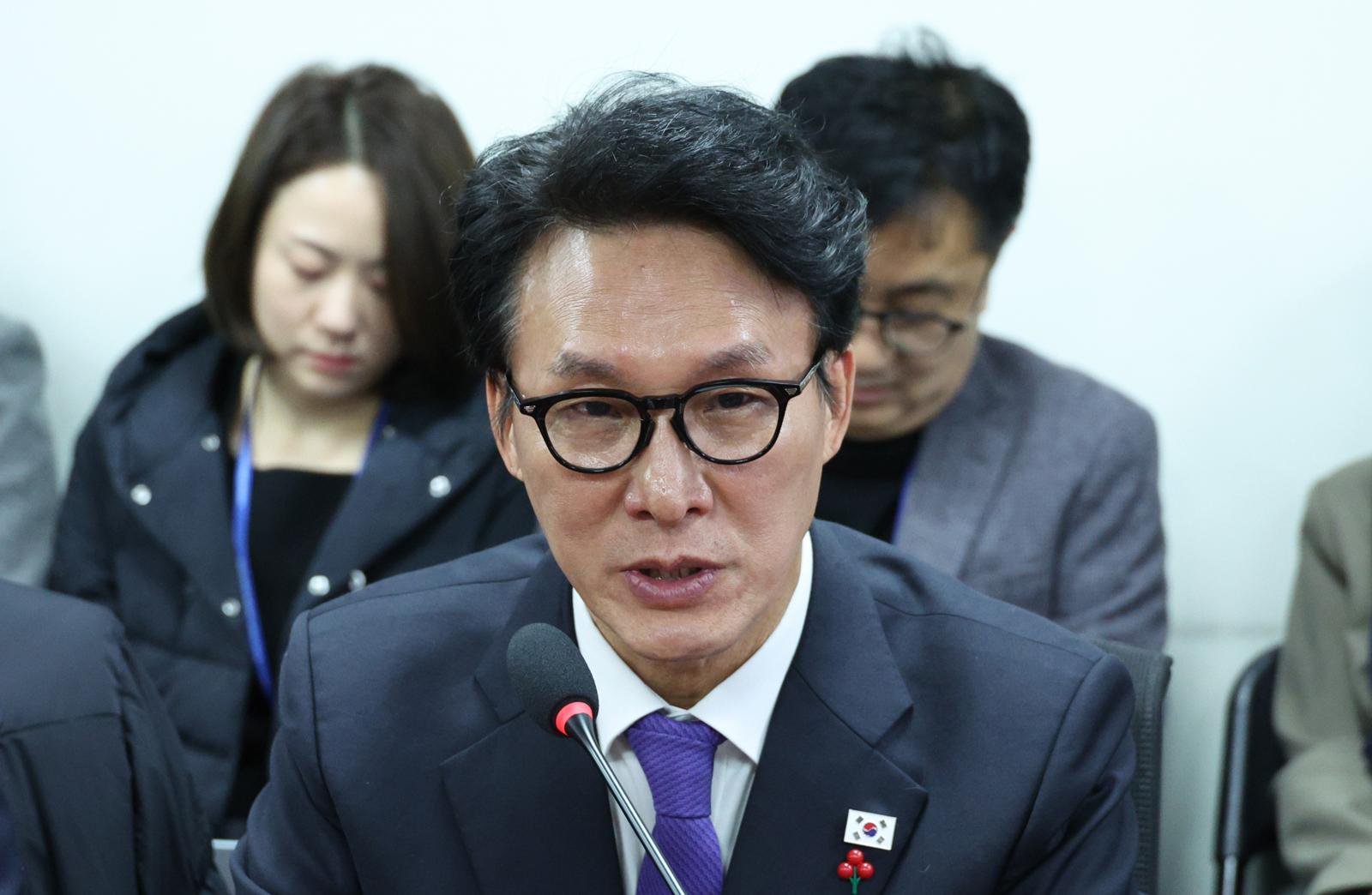 김민석 국무총리가 14일 서울 여의도 국회 의원회관에서 열린 광주·전남 통합추진 특위 간담회에서 발언하고 있다. 2026.1.14/뉴스1 ⓒ News1