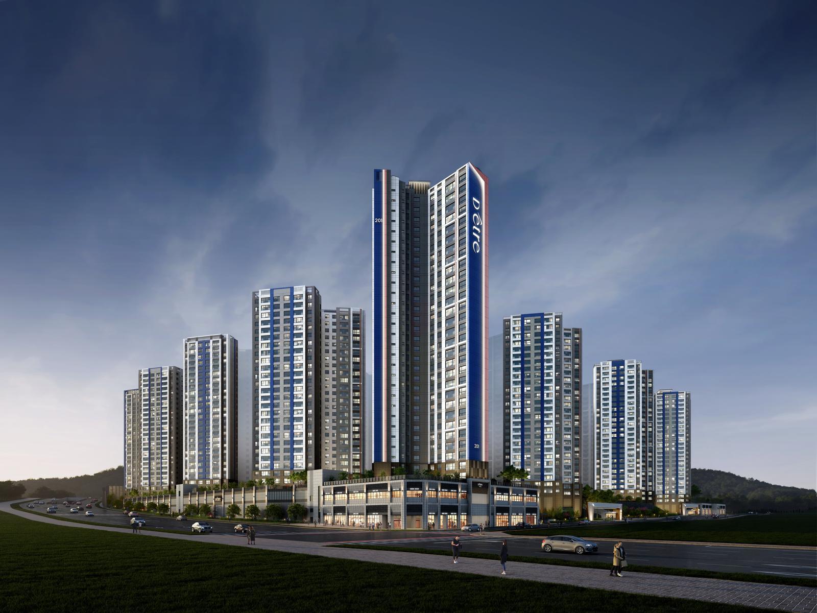 ‘수원 이목 디에트르 더 리체 Ⅱ’는 1차 계약금 1000만 원, 총 계약금 5% 조건으로 자금 마련에 대한 부담을 낮췄다. 대방건설 제공