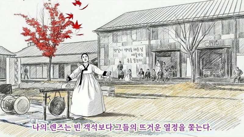 플로우로 생성한 국악인 영상도 ‘써니모모’ 유튜브 채널에서 볼 수 있다