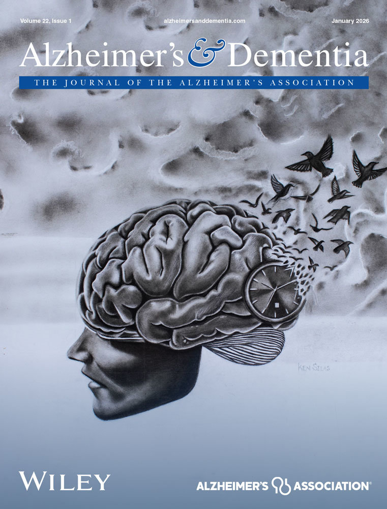 광주치매코호트연구단의 연구 결과가 게재된 치매 및 알츠하이머병 분야의 대표적 국제 학술지 ‘Alzheimer‘s & Dementia’ 1월호 표지. 조선대 제공