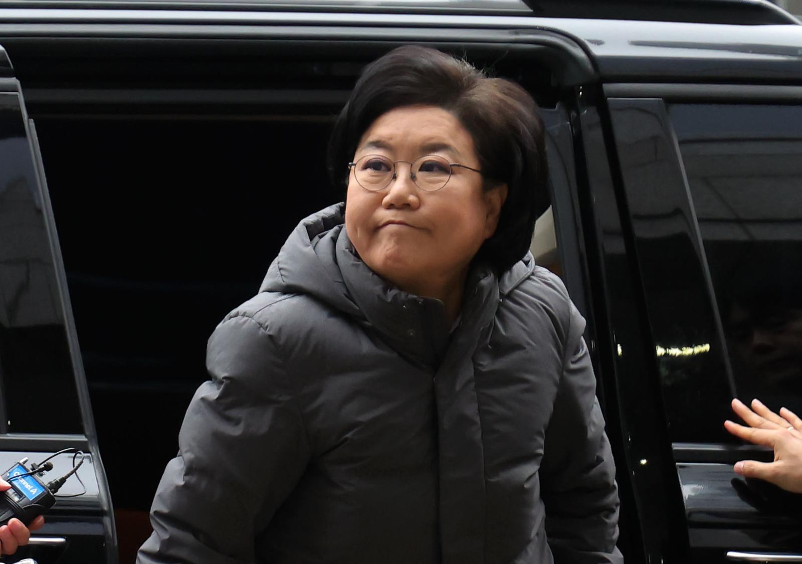 이혜훈 기획예산처 장관 후보자가 16일 오전 서울 중구 예금보험공사에 마련된 인사청문회 준비 사무실로 출근하고 있다. 2026.01.16 서울=뉴시스