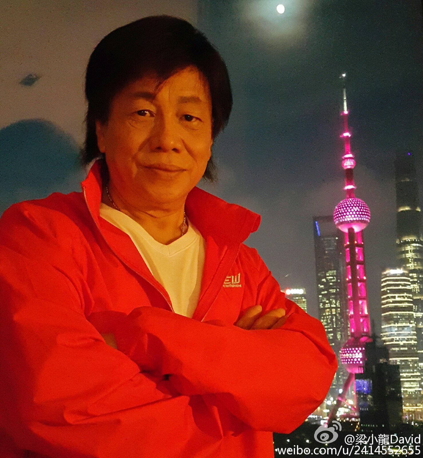 〈사진=웨이보 梁小龍David〉