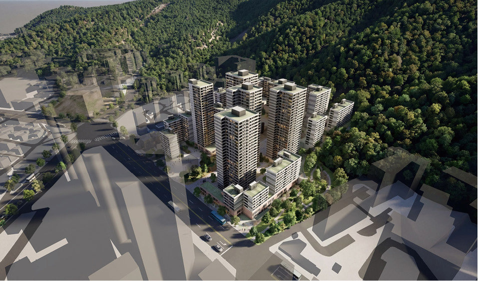 면목9구역 정비구역에 들어설 공동주택 조감도. 중랑구 제공