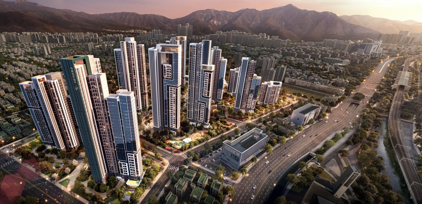 대우건설 푸르지오 그라니엘 조감도.