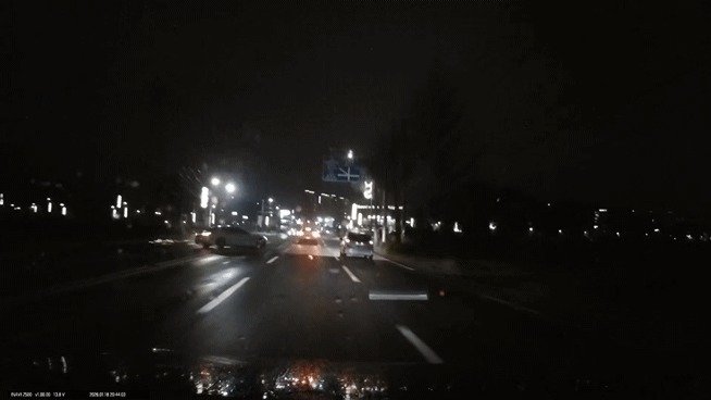 18일 강릉 교동 만취운전 사고 현장.(독자제공, 재판매 및 DB 금지) 2026.1.19/뉴스1