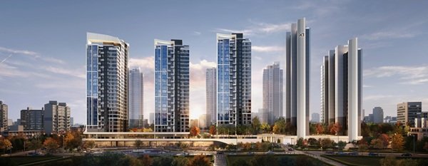 잠실 송파구 송파한양2차 ‘송파 센트럴 자이’ 투시도.  GS건설 제공