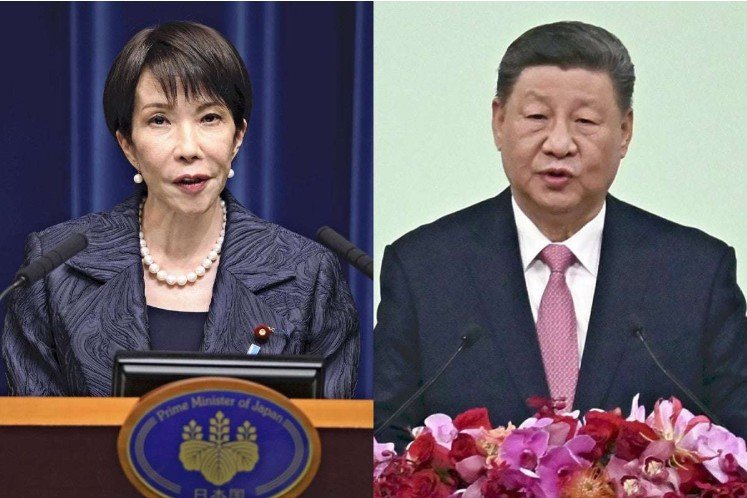 시진핑(習近平) 중국 국가주석과 다카이치 사나에(高市早苗) 일본 총리가 31일 오후 5시 첫 일·중 정상회담을 시작했다. 다카이치 총리는 시진핑 주석과 건설적이고 안정적인 양국 관계 구축을 논의하는 한편 동중국해에서 중국의 활동 등에 대한 우려를 전할 것으로 보인다. 〈사진 출처 : 요미우리〉 2025.10.31.서울=뉴시스