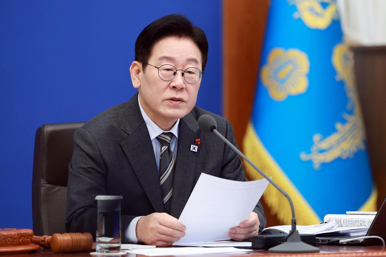 이재명 대통령이 20일 청와대에서 열린 국무회의에서 발언하고 있다. 2026.01.20. 서울=뉴시스