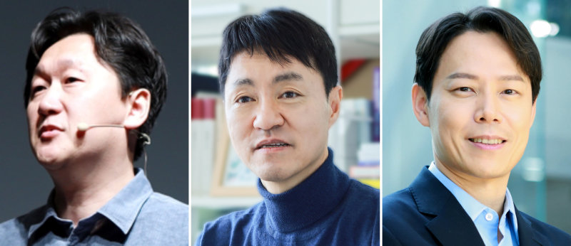 (왼쪽부터)김광현 CDO, 유봉석 CRO, 황순배 CHRO.
