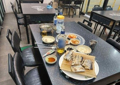 지난 18일 제주시 모 식당에서 발생한 무전취식.(제주경찰청 제공. 재판매 및 DB 금지)/ 뉴스1