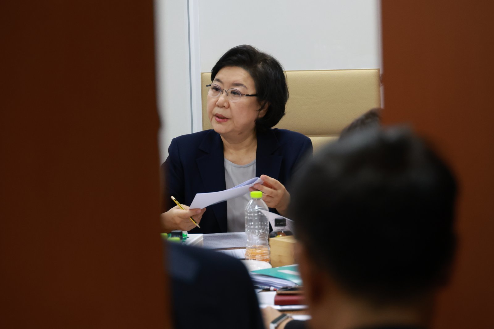 이혜훈 기획예산처 장관 후보자가 19일 서울 여의도 국회에서 대기하고 있다. 2026.01.19 [서울=뉴시스]