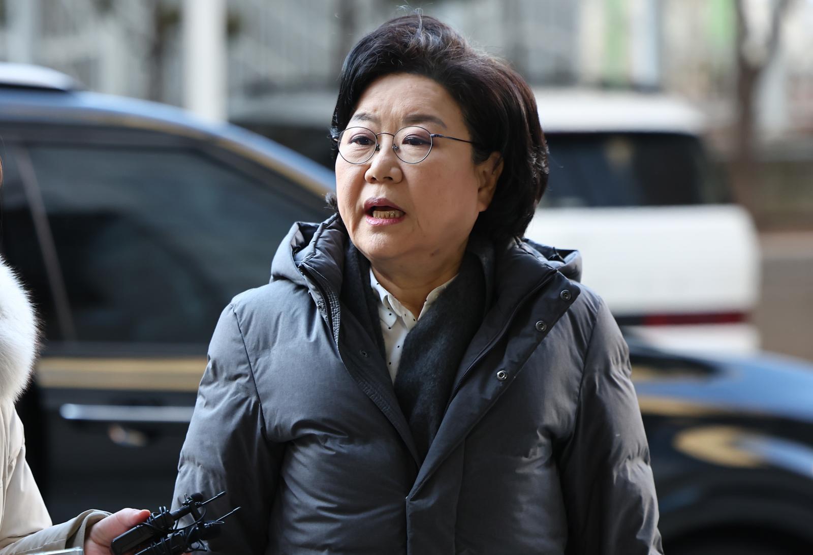 이혜훈 기획예산처 장관 후보자가 22일 오전 서울 중구 예금보험공사에 마련된 인사청문회 준비 사무실로 출근하고 있다. 2026.1.22/뉴스1