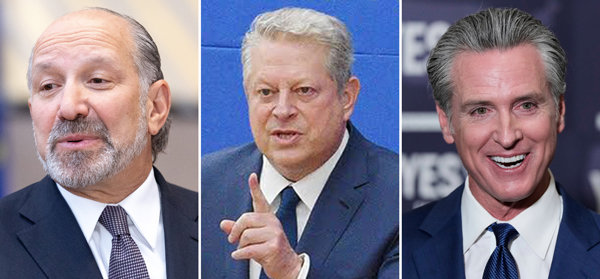 (왼쪽부터)러트닉, 고어, 뉴섬.