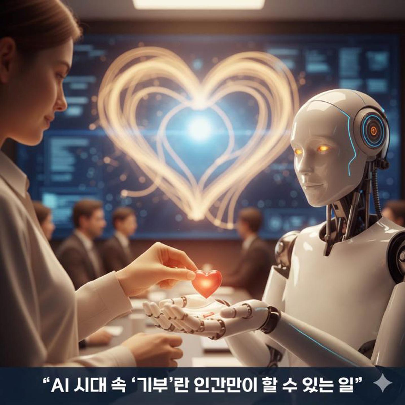 AI가 효율을 맡고, 공감과 책임은 사람이 맡는 시대. 사랑의열매가 공개한 ‘기부트렌드 2026’이 기업 CSR와 모금 현장의 변화를 짚었다. Google Gemini 생성 이미지