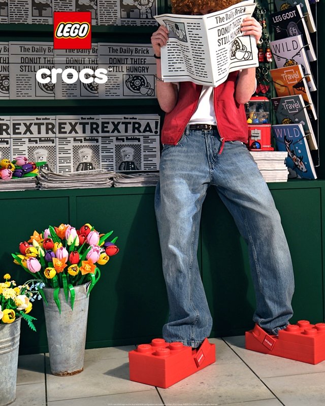크록스와 레고그룹이 협업한 ‘레고 브릭 클로그(LEGO Brick Clog).