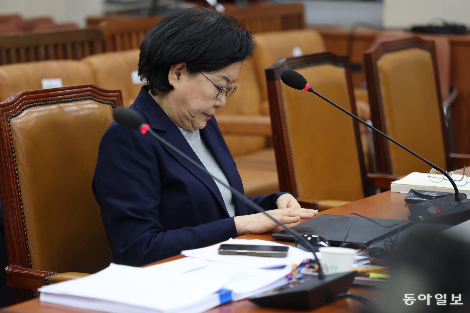 23일 오후 여의도 국회에서 재정경제기획위원회의 이혜훈 기획예산처 장관 후보자 인사청문회가 열리고 있다.

				장승윤 기자 tomato99@donga.com