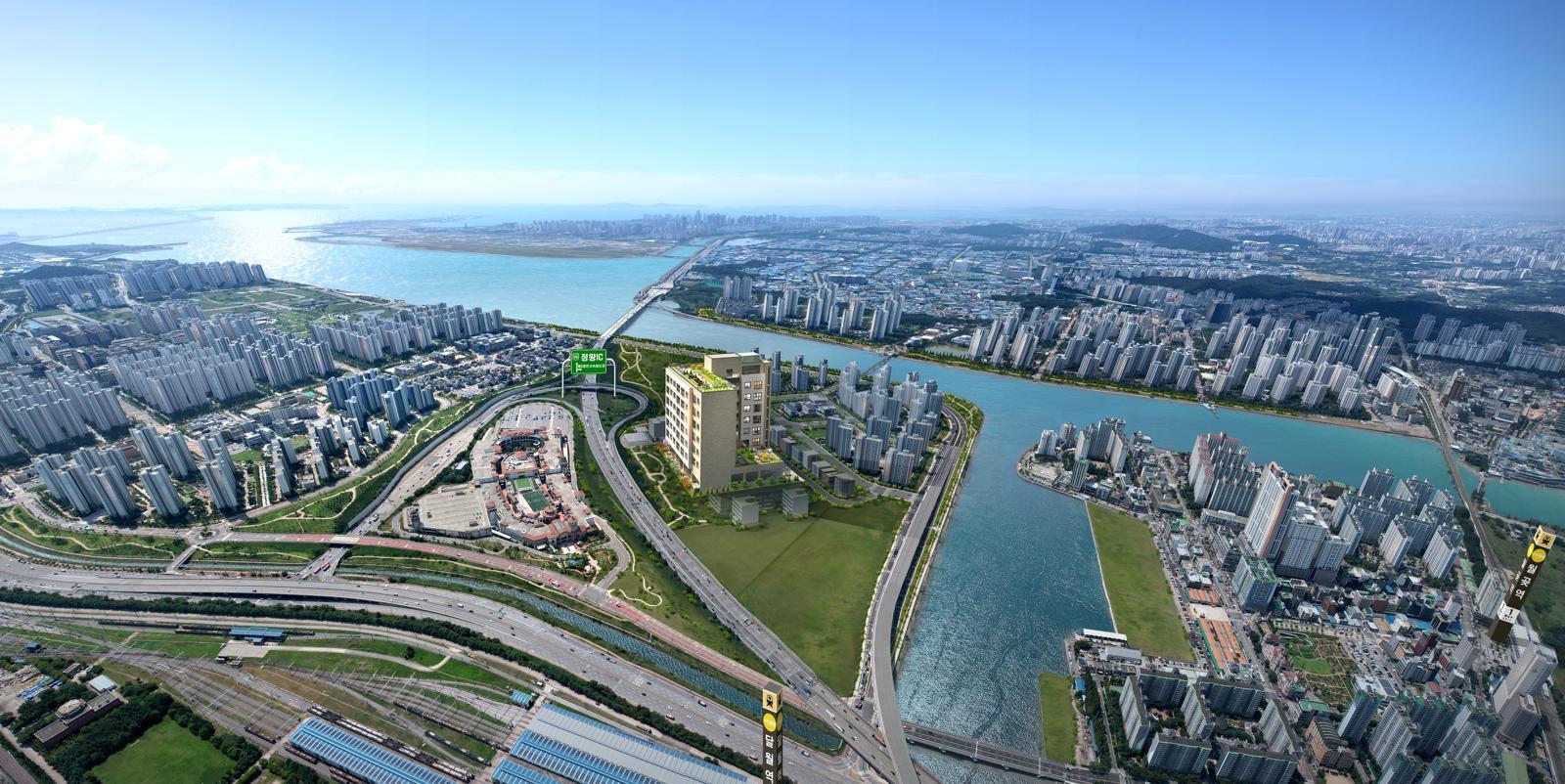 굿네이버스 미래재단의 시니어타운 시흥 ‘더네이버스타운’ 광역 조감도. 굿네이버스 미래재단 제공