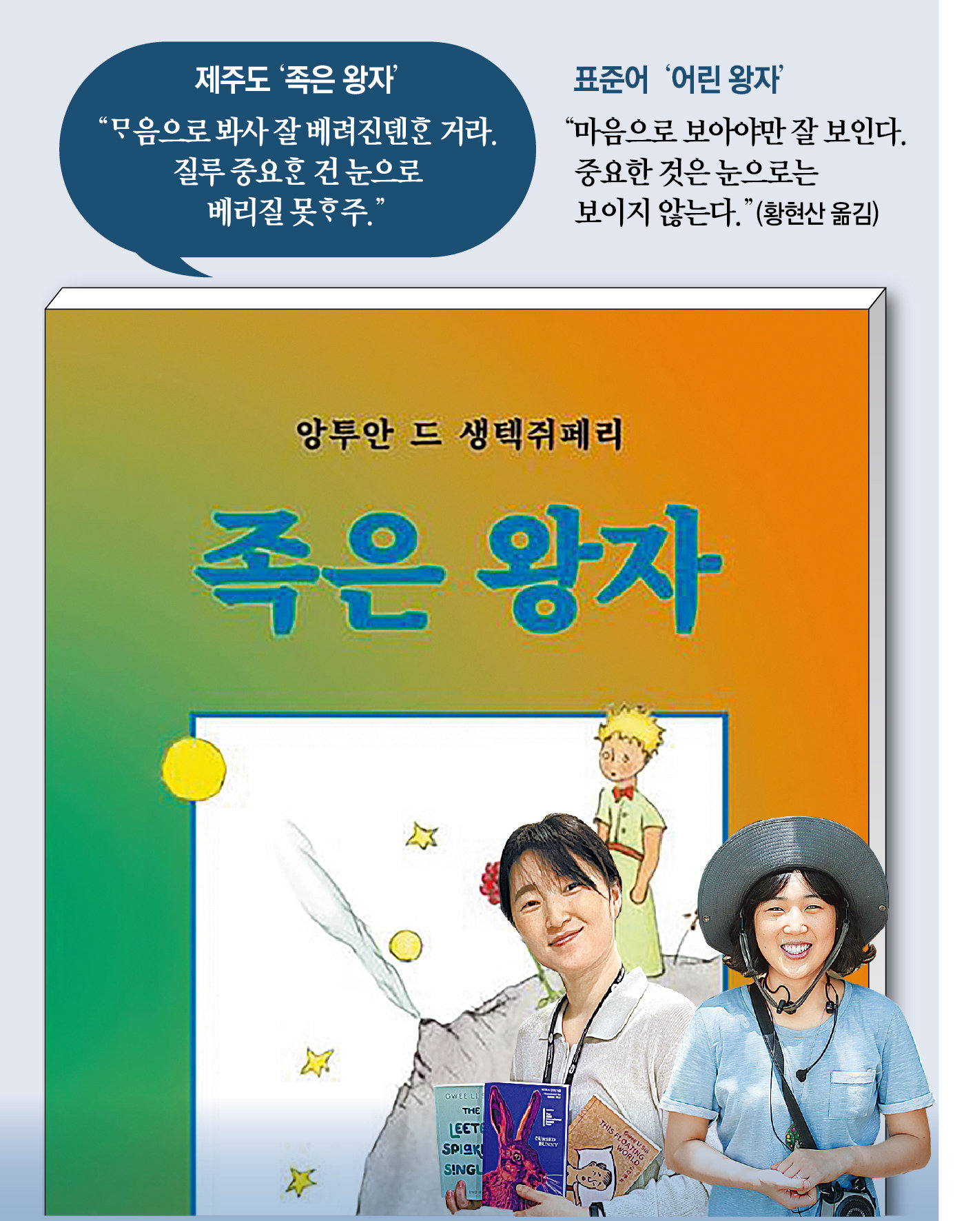 “양 ᄒᆞᆫ ᄆᆞ리 기려 줍서”… 제주 방언 쓰는 생택쥐페리 ‘어린 왕자’